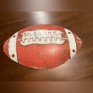 Open Road Brands Vintage Red and White Football Art